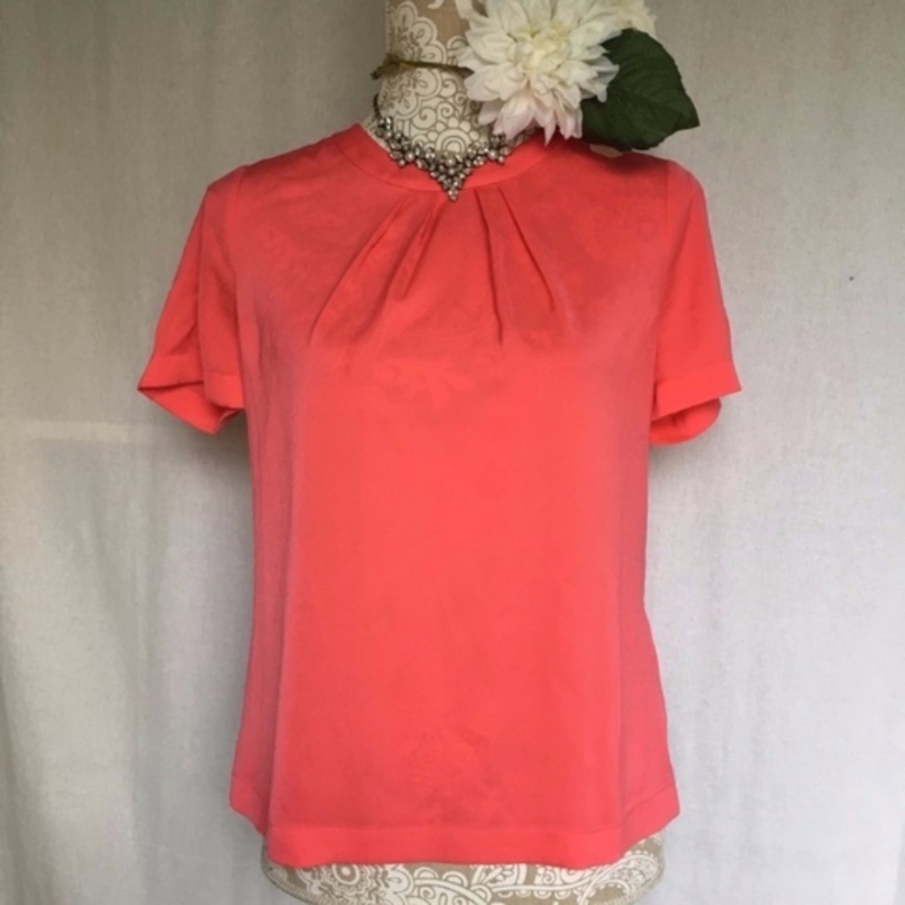 J. Crew // Factory Pink Crossed Back Draped Top size extra small cm